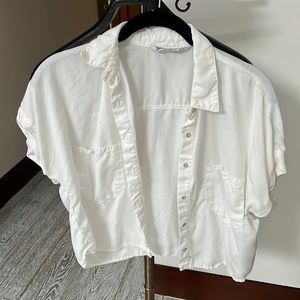 White Zara top size small!
